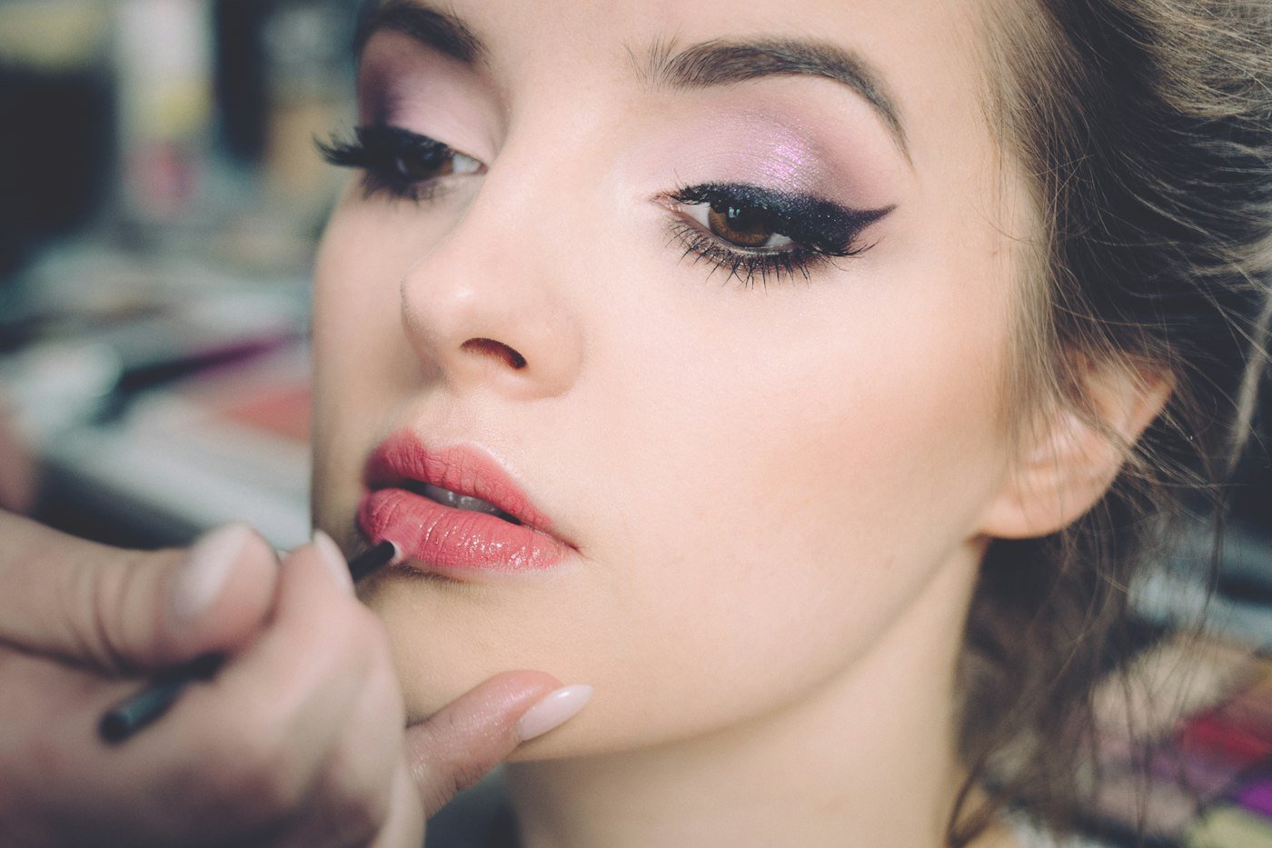 Makeup application