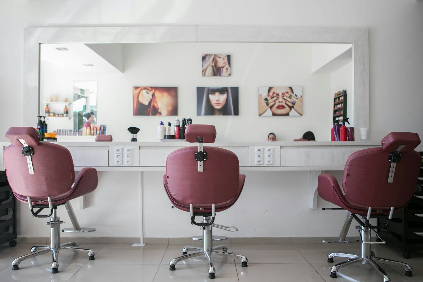 Salon styling stations